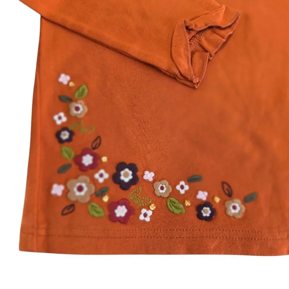 Vintage Gymboree Harvest Leaves Lot Size 5 Tops Shorts Multicolor Floral New